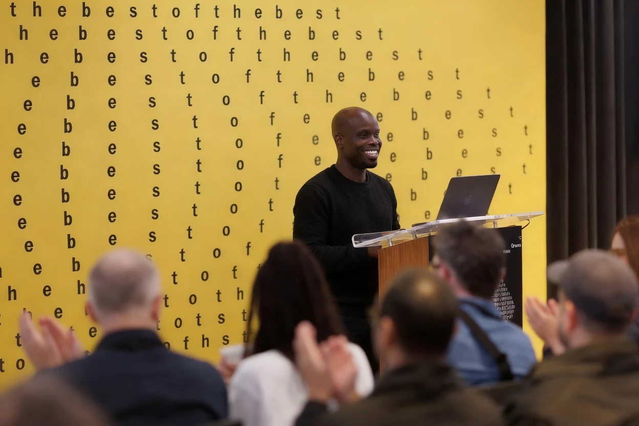 Portrait photograph of Geoffrey Idun — creative director and senior design consultant